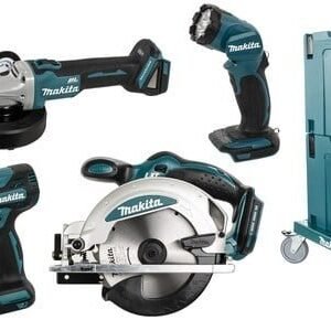 Makita DK371NX | 6 delige 18V Li-Ion accu combi set (2x 5.0Ah accu) in 2x M-Box en trolley