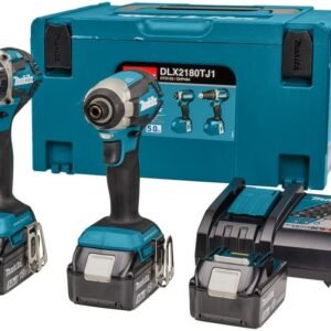 Makita DLX2180TJ1 - DHP484 Accuklopboormachine + DTD153 Accu Slagschroevendraaier 18v 5,0ah Li-ion + 3e accu