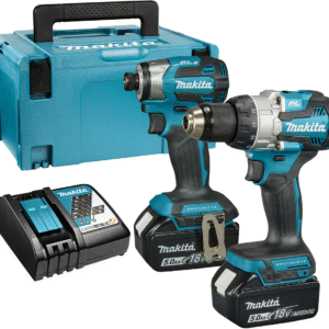 Makita DLX2528TJ 18V Combopack DHP489 Klopboormachine + DTD173Z Slagschroevendraaier 5,0 Ah accu (2 st)