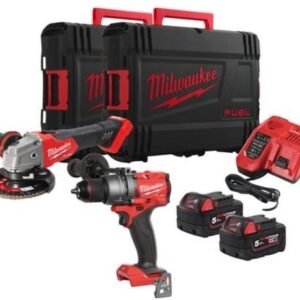 Milwaukee M18 FPP2E3-502X M18 FUEL powerpack 2-kit (M18FPD3, FSAG125X, 2 x 5,0Ah)